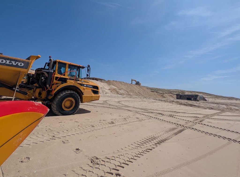 erosion plage casernes seignosse landes