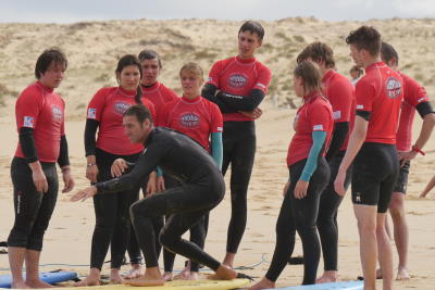 cours de surf ados adultes seignosse