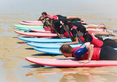 cours de surf groupes et CE seignosse landes | Ecole de surf seignosse